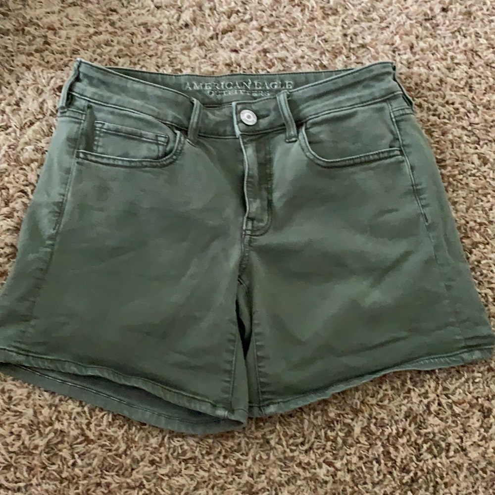 Green American Eagle Shorts